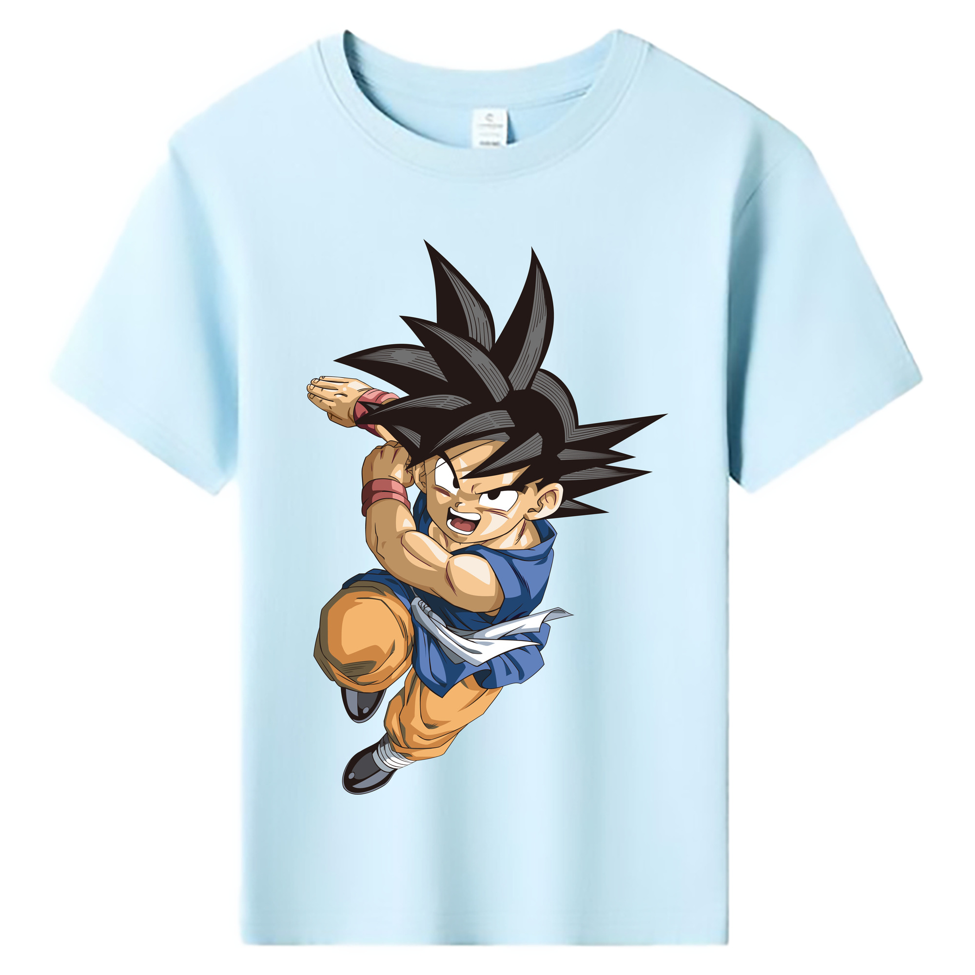 （画像用） ドラゴンボール 孫悟空（そん ごくう）Son Goku カカロット DRAGON BALL Kakarotto 綿100％キッズTシャツ（フロントプリント）
